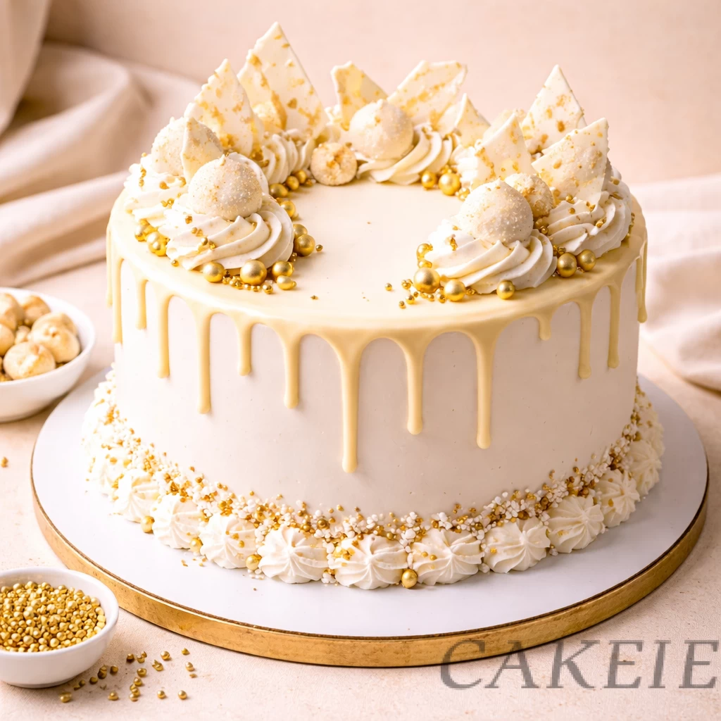 Velvet Cream Designer Cake